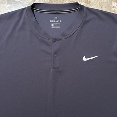 Nike Court Blade Collar Polo Shirt Mens 2XL Purple Short Sleeve Victory AQ7732