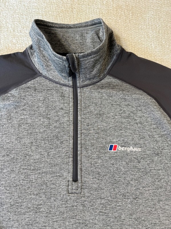 MINT Berghaus 1/4 Half Zip Top Long Sleeve Thermal Pullover Jumper Men's Sz XXL gallery