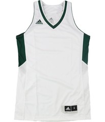 Adidas Mens Two-Tone Jersey, whtgrn, S