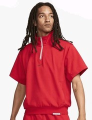 Nike Men’s Dri-Fit Standard Issue 1/4-Zip Short Sleeve Top Large Unisex Red NWT