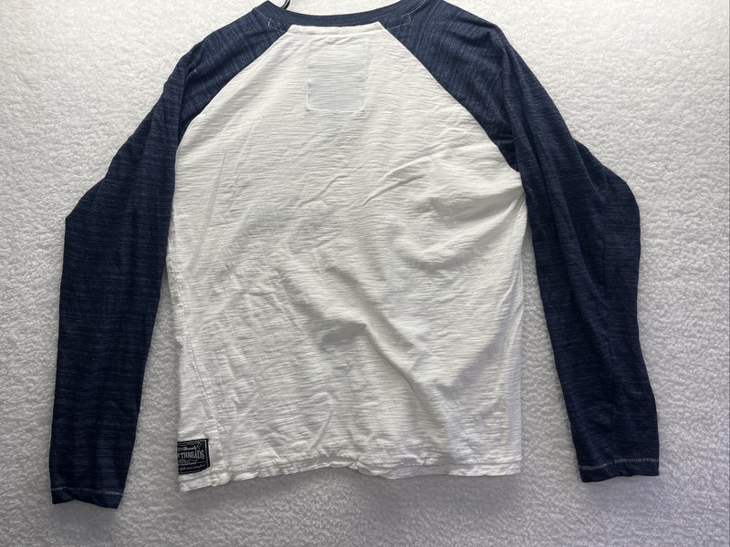 Broken Threads Shirt Mens Large white blue Lightweight crafted Chore comfort Fit gallery