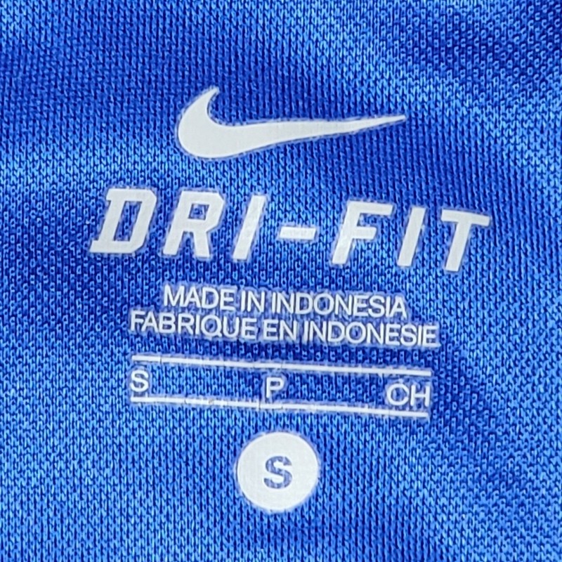 EUC Y2k Nike Dri-FIT Men-S Royal Blue White Mesh Back Running Tank Top Singlet gallery