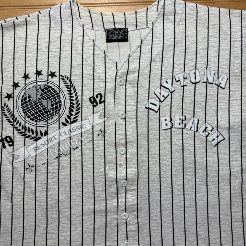 Vintage 90s 1992 Daytona Beach Florida Resort Classic Baseball Jersey One Size gallery