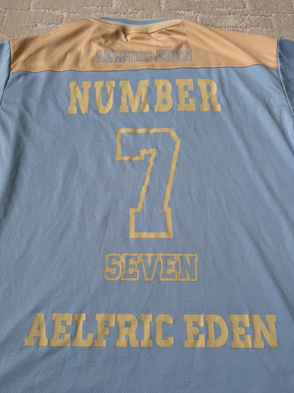 Aelfric Eden Jersey Racing Light Blue Size XL Shirt 90’s Y2K Unisex Retro #7 gallery