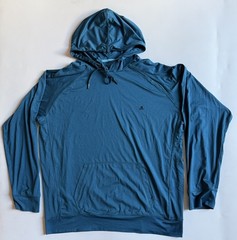 Finray Men’s Breeze Performance Hoodie Long Sleeve Marine Blue Size XL
