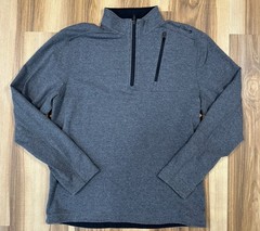 Vineyard Vines Quarter Zip Pullover Shirt Men’s Sz Large Gray Performance Golf