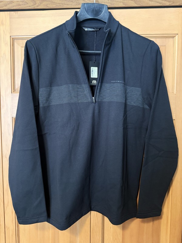 $140 - NWT TRAVIS MATHEW UPGRADED Men's 1/4 Zip Fleece Quick Dry Active Stretch gallery