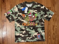 Jeremy Scott x Adidas Originals Camo Graphics T-Shirt Size Small NEW