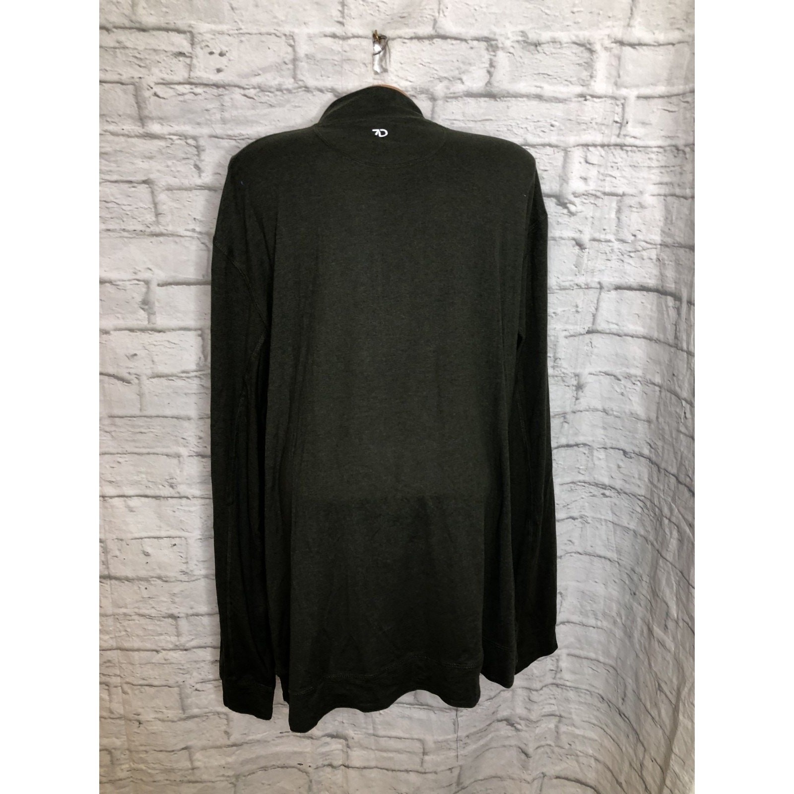 7 Diamonds Core Performance 1/4 Zip Green Stretch Quick Dry Wicking Size XXL gallery