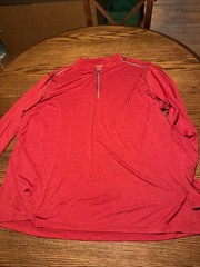 Core 365 Red 1/4 Zip Long Sleeved Pullover
