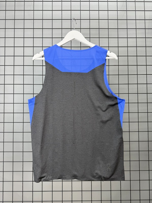 On Running Tank Top Mens M Blue Run On Clouds Athletic Lightweight Shirt gallery