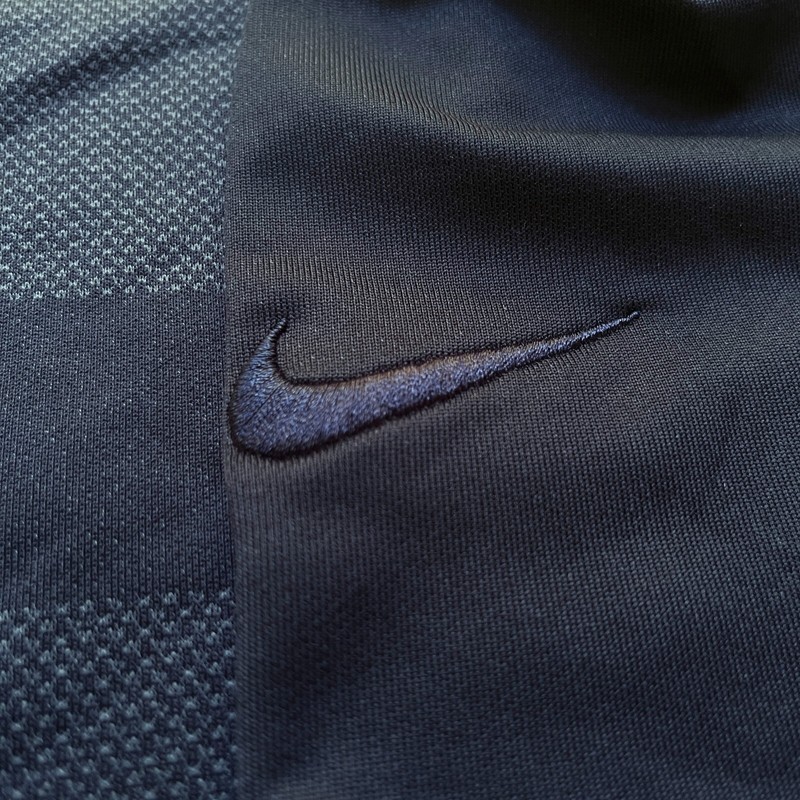 Nike Dri-FIT Vapor Shirt 1/4 Zip Golf Pullover Mens S BV0390-451 Navy Blue Strip gallery