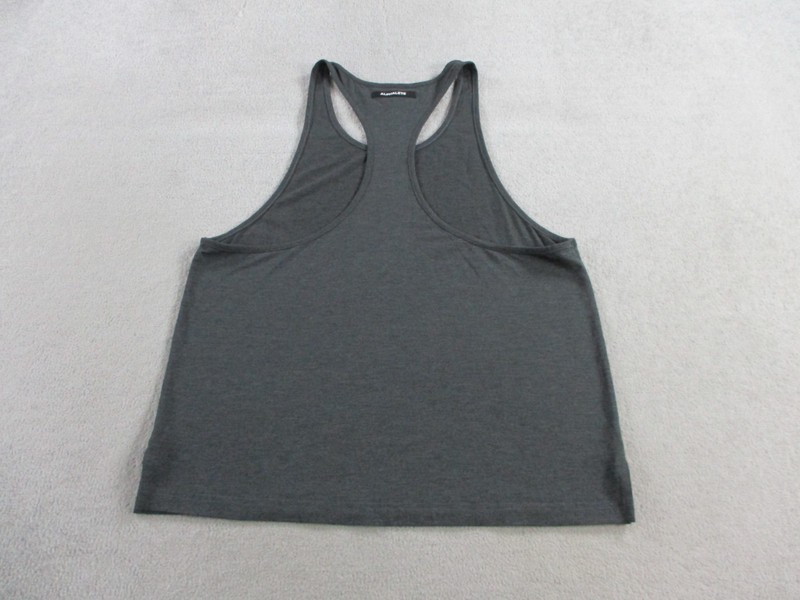 Alphalete Tank Top Mens Medium Heather Gray Stringer Gym Training Workout Muscle gallery