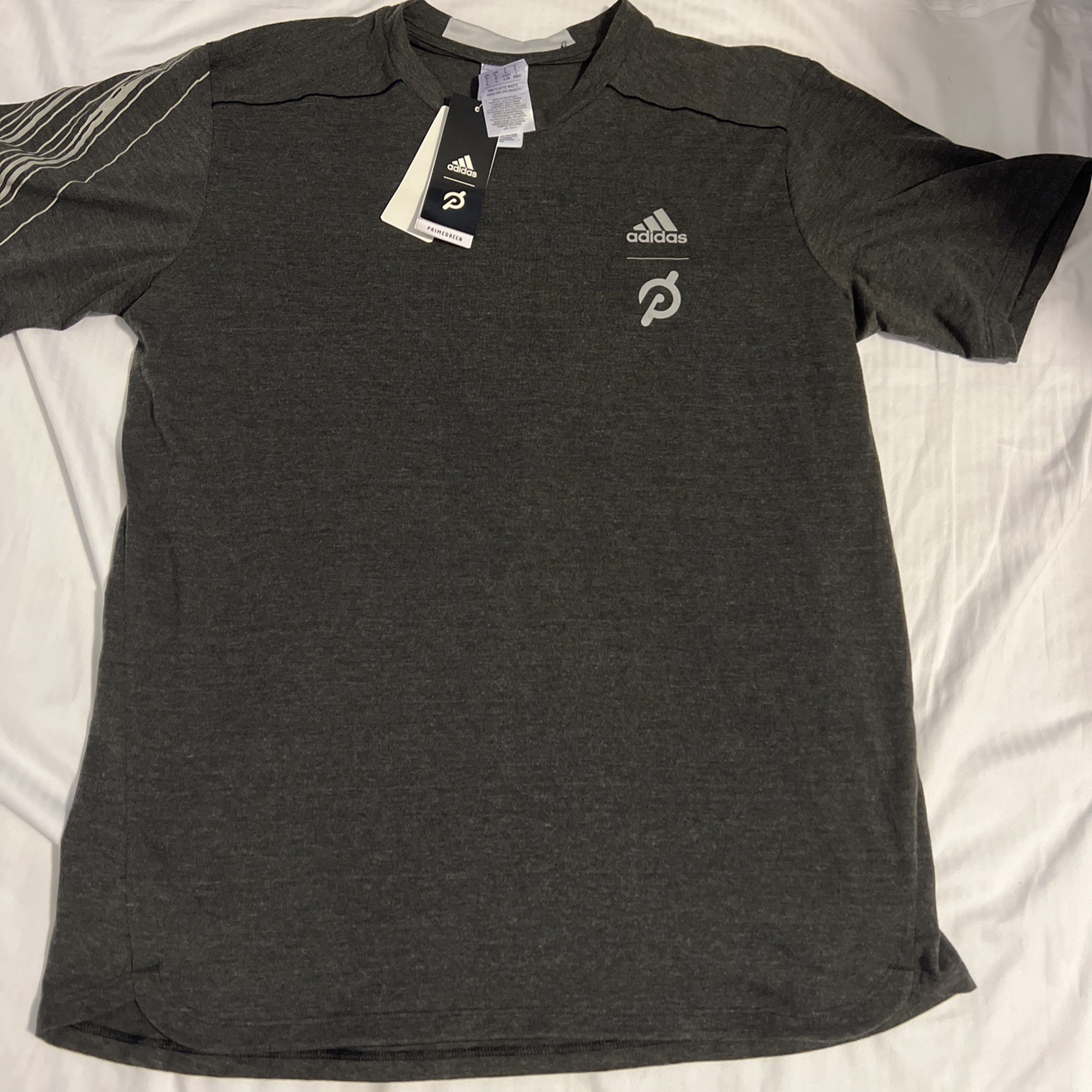 Adidas x Peloton AeroReady Training T-Shirt Men's Large Black Short Sleeve gallery