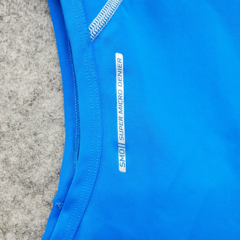 NWT 2XU Top Men's Size Medium Blue Comp Tri + Pocket Singlet Tank Sleeveless gallery