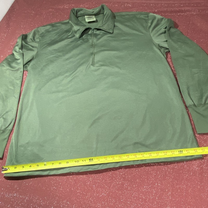 US Military Heat Retentive Sleeping Shirt NSN 8415-00-890-2103 Size XL Polyester gallery