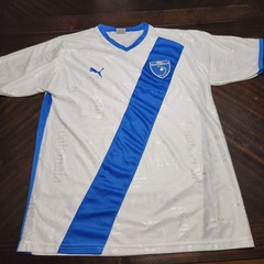 Puma Guatemala Mens XL World Cup Futbal Soccer Jersey White/blue