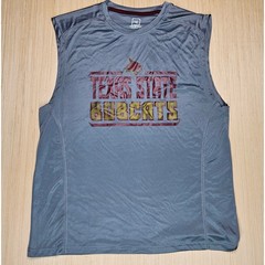Texas State Bobcats Sleeveless Performance Shirt Tank Top Mens L Gray ProEdge