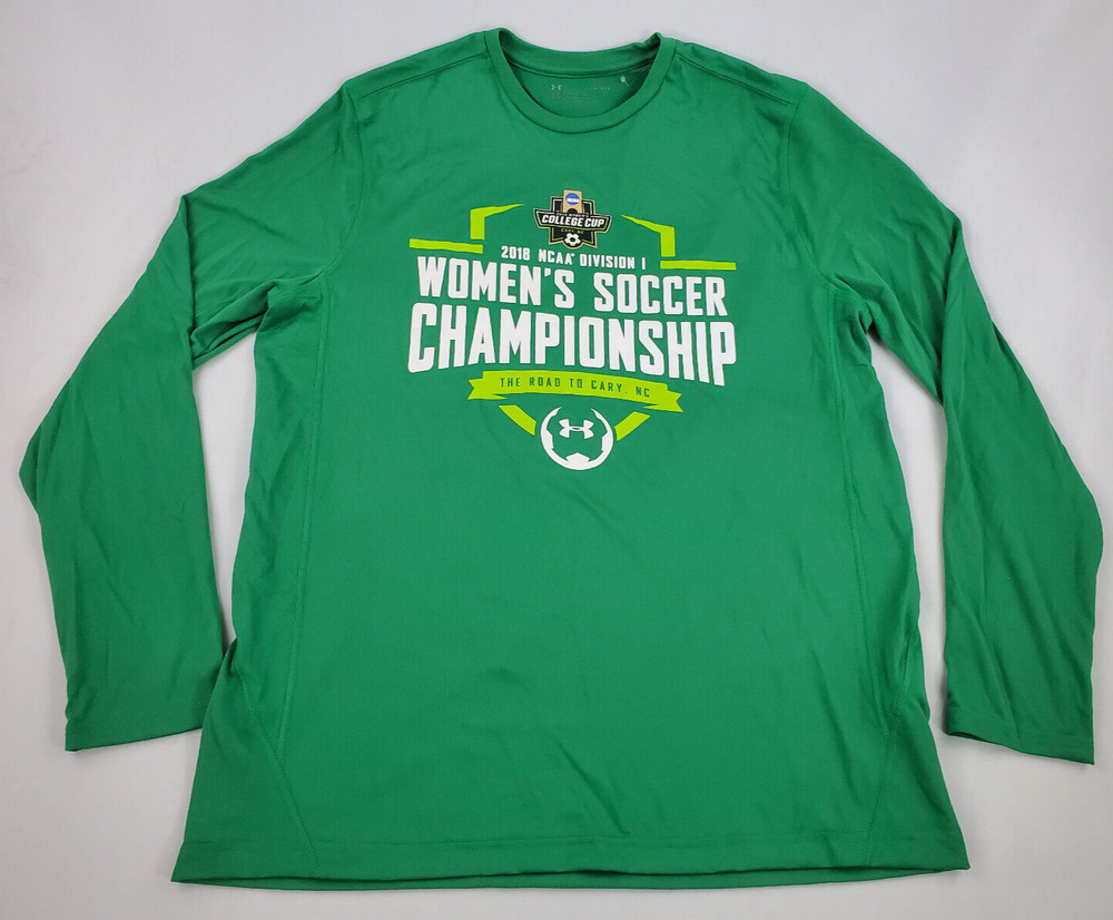 UNDER ARMOUR men shirt NCAA 2018 D1 Championship Women's Soccer NC sz L $48