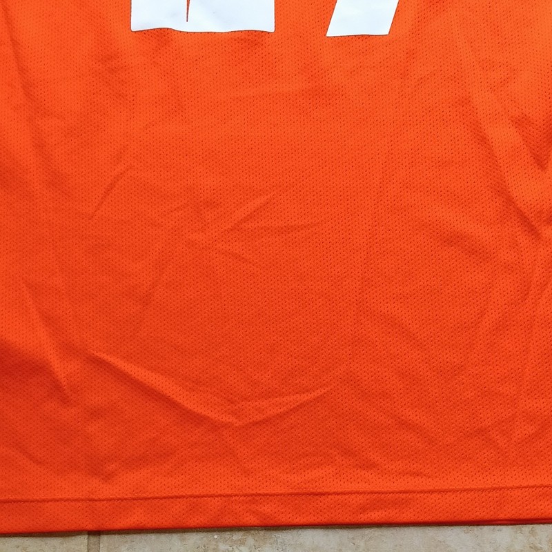 Nike Dri-FIT Soccer Jersey T-shirt Color Orange Men's Size Medium gallery