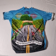 Primal Men’s L BikeMS.org 40 Years of Riding 2020 Cycling Jersey Full Zip