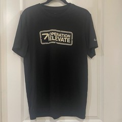 Nike Dri-FIT Operation Elevate Black T-Shirt Mens Training Gym Tee S