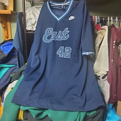 Vintage Y2K Nike 2004 EA Sports NBA All Star Game Jersey #42 Reversible Large-XL