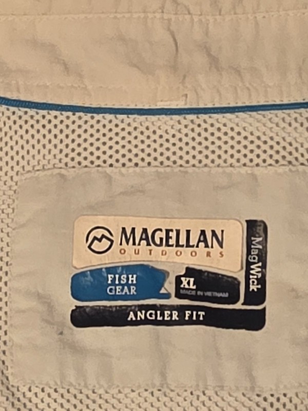 Men's Extra Large Button-Down Short Sleeve Shirt- Magellan Outdoors Angler Fit gallery