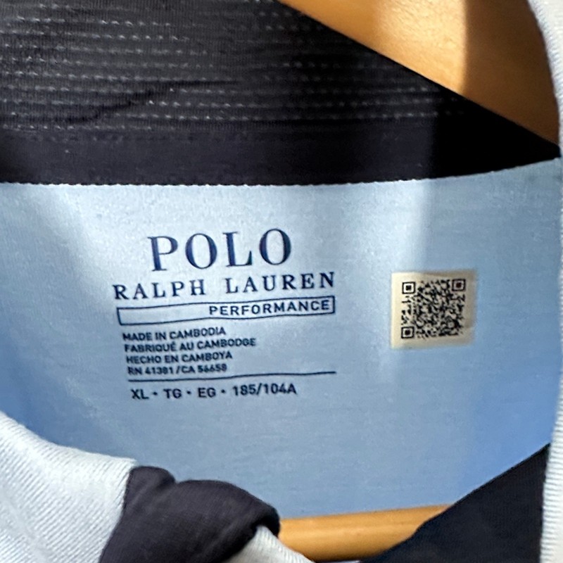 POLO RALPH LAUREN Performance Quarter-Zip Pullover Harbor Island Blue Sz XL {E7} gallery