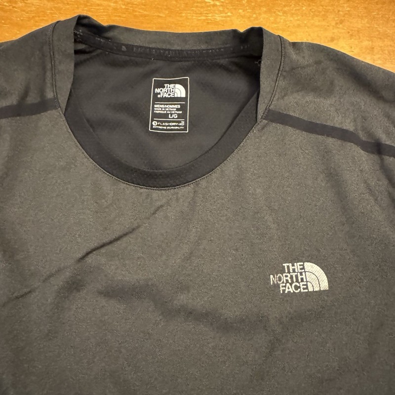 The North Face Shirt Mens Large Black Running Hiking Flash Dry gallery