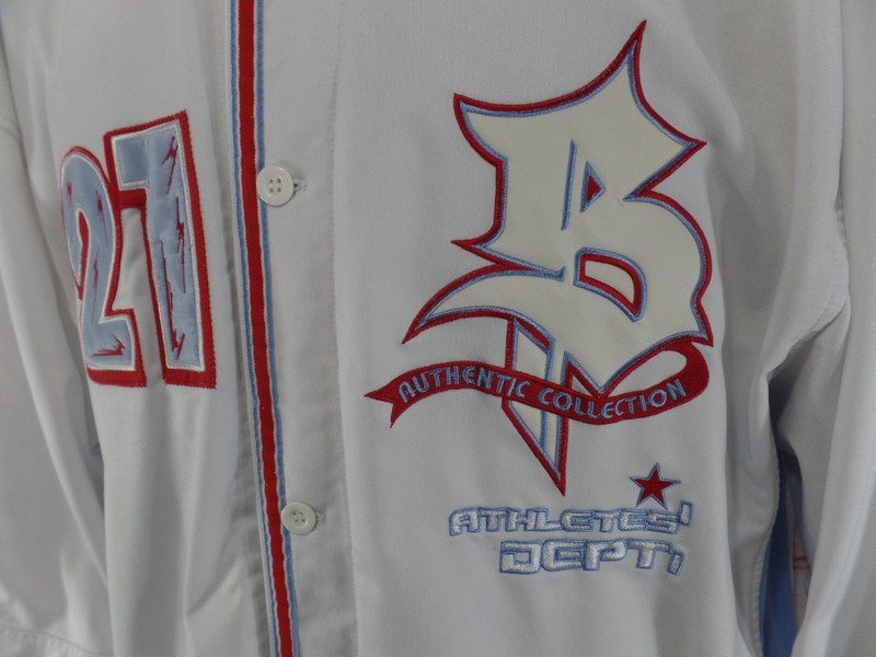 Rare Vintage Y2K South Pole MLB Style Baseball Jersey 2XL Multicolor XXL gallery