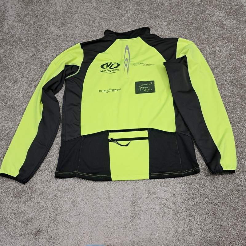 Brooks Running Men's Shirt Windbreaker Vapor Dry Reflective Yellow Medium gallery