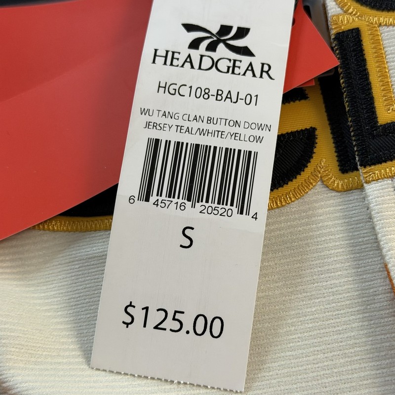 Headgear Classics Wu-Tang Clan C.R.E.A.M. Baseball Jersey Activewear Top Men's S gallery