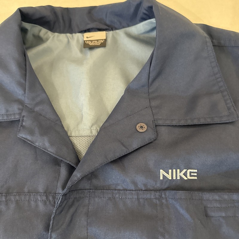 Nike Work/Mechanic/Tech Shirt Polyester Size 3X Short Sleeve Blue gallery
