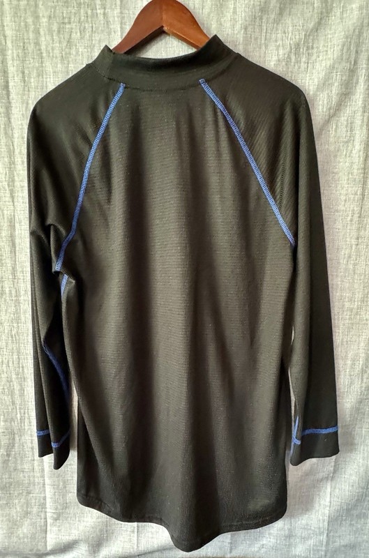 Russell Dri-Power 360 Long Sleeve T-shirt Blue and Black Size L gallery