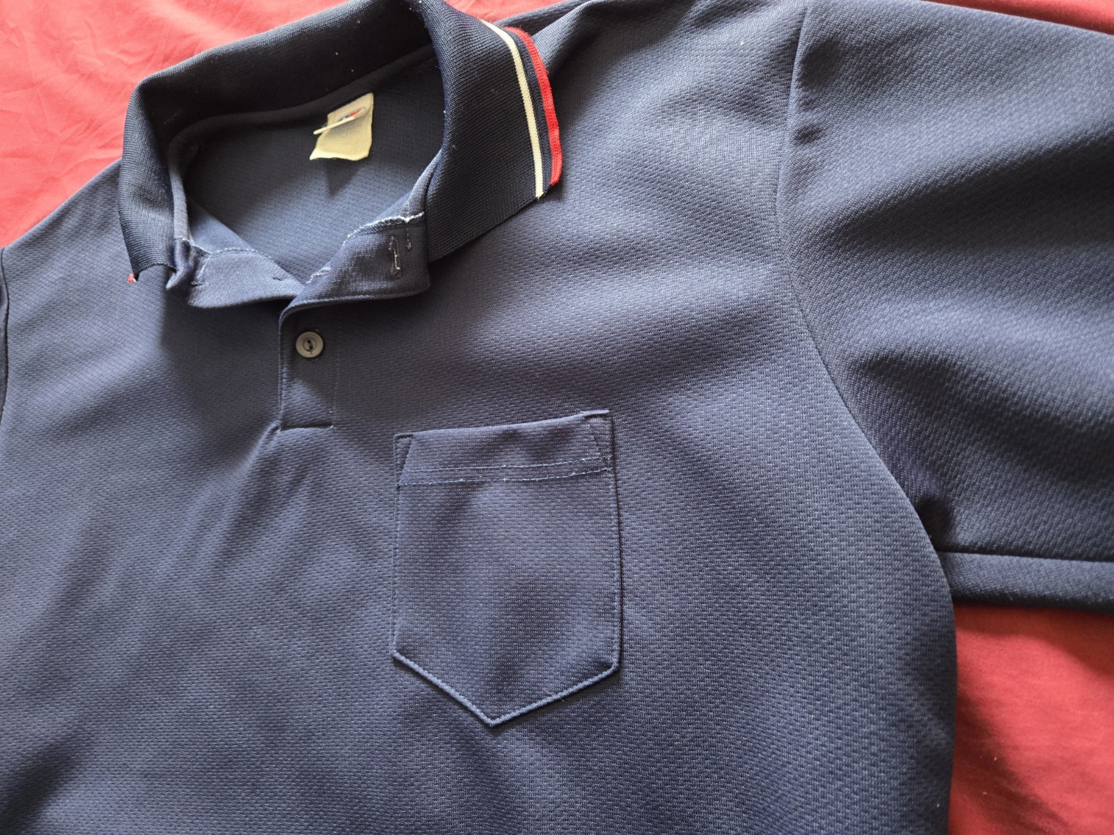 Cliff KEEN Men's Athletic Umpire Shirt Navy, Short Sleeved Large gallery