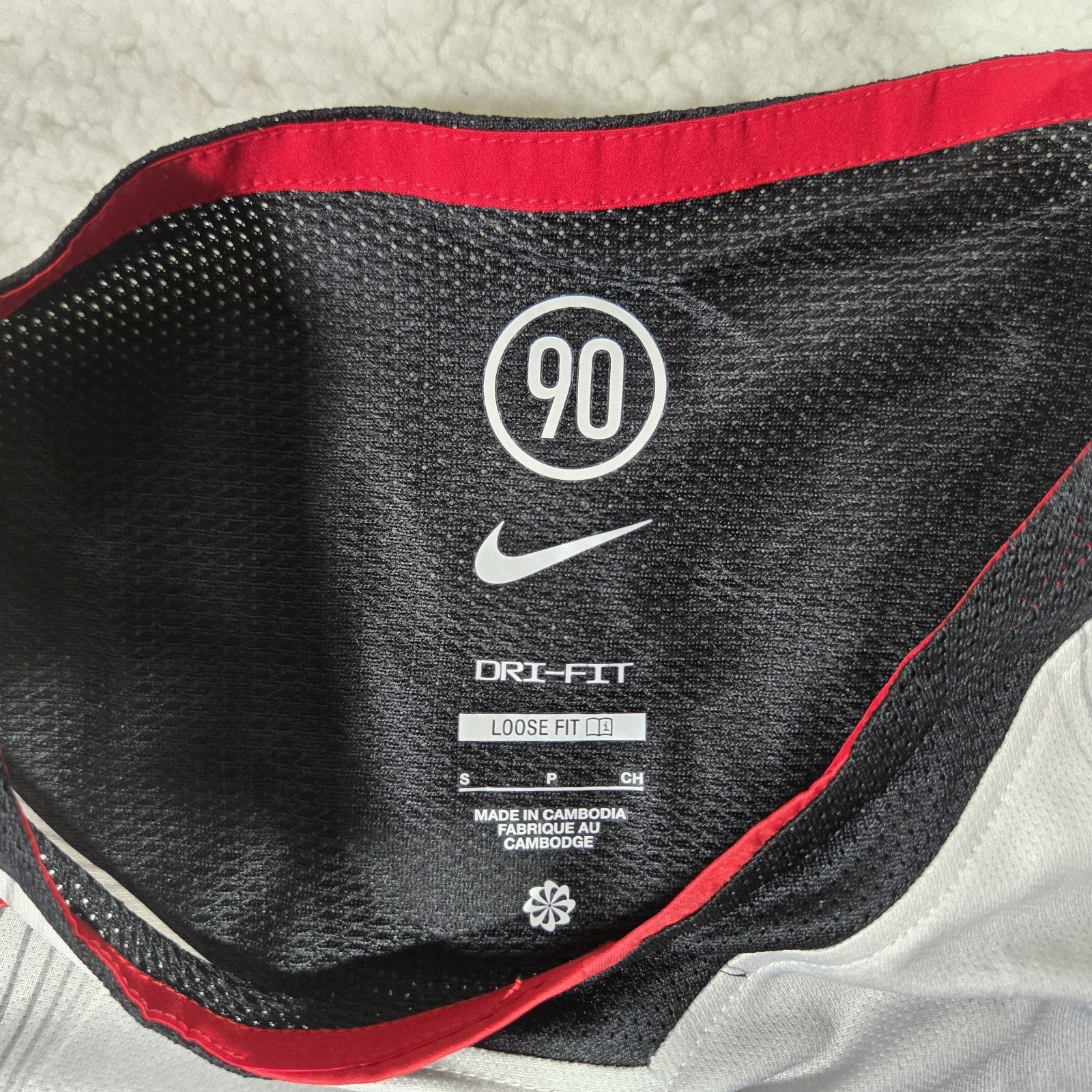 $100 Nike Total 90 Dri Strike Mens Small Loose Fit Soccer Jersey HV1179-133 S gallery
