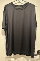Athlio Men’s size XL Black short sleeve crew neck quick dry sun protection shirt
