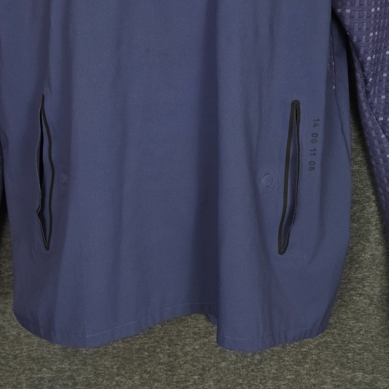 Nike Tech Pack Hybrid Kimono Reflective Woven Running Shirt Mens Medium Blue gallery