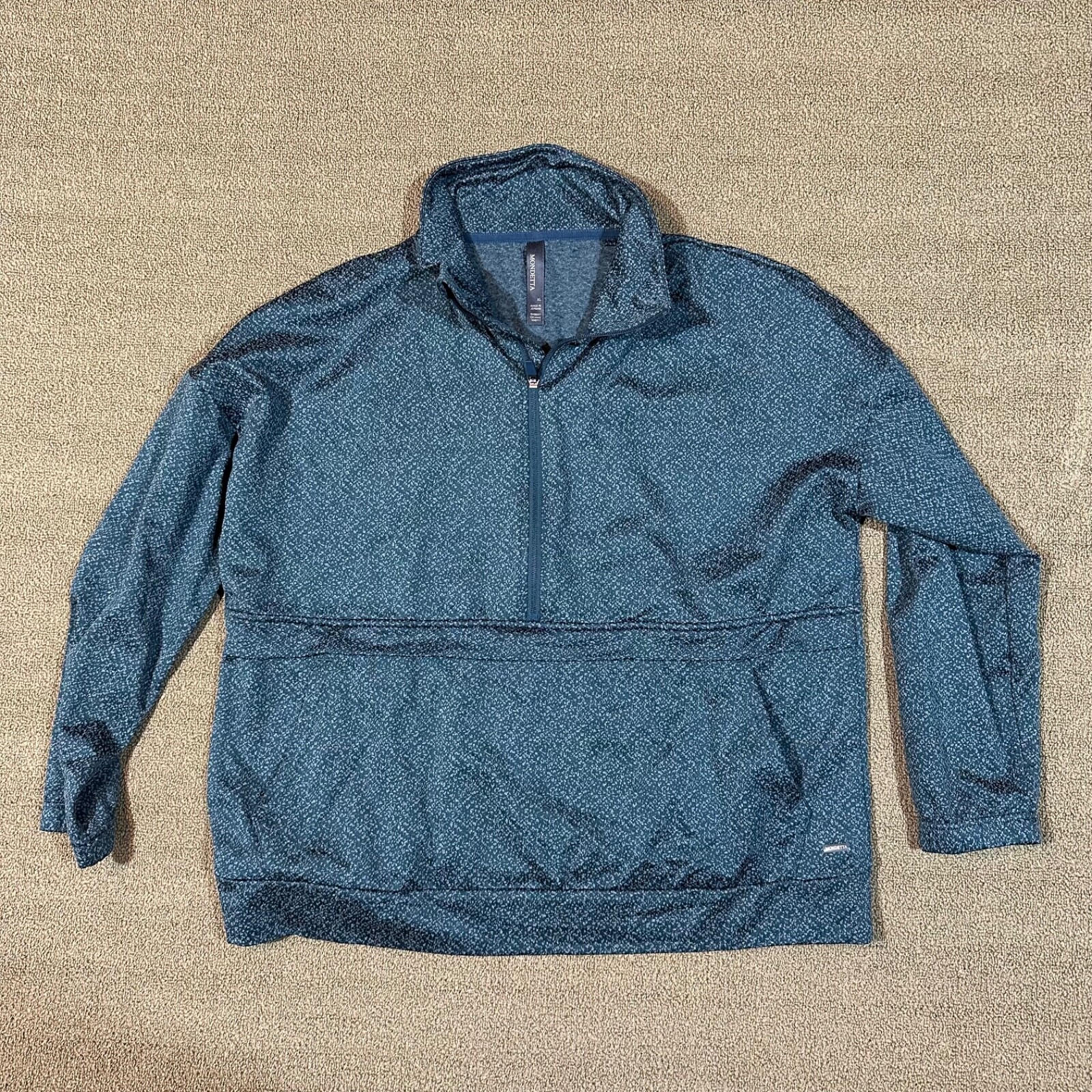 Mondetta 1/2 Zip Pullover Long Sleeve Athletic Shirt XL Mens Blue [k139] gallery