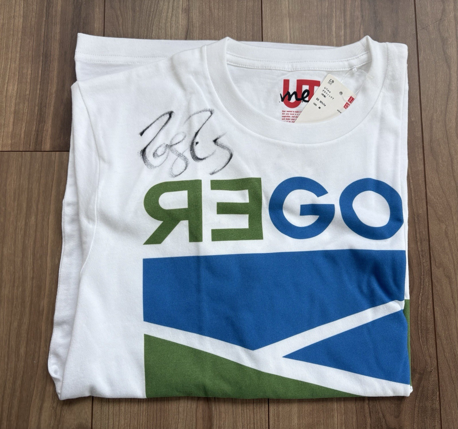 Roger Federer Autograph Uniqlo T-shirt RF #Custom Athlete gallery