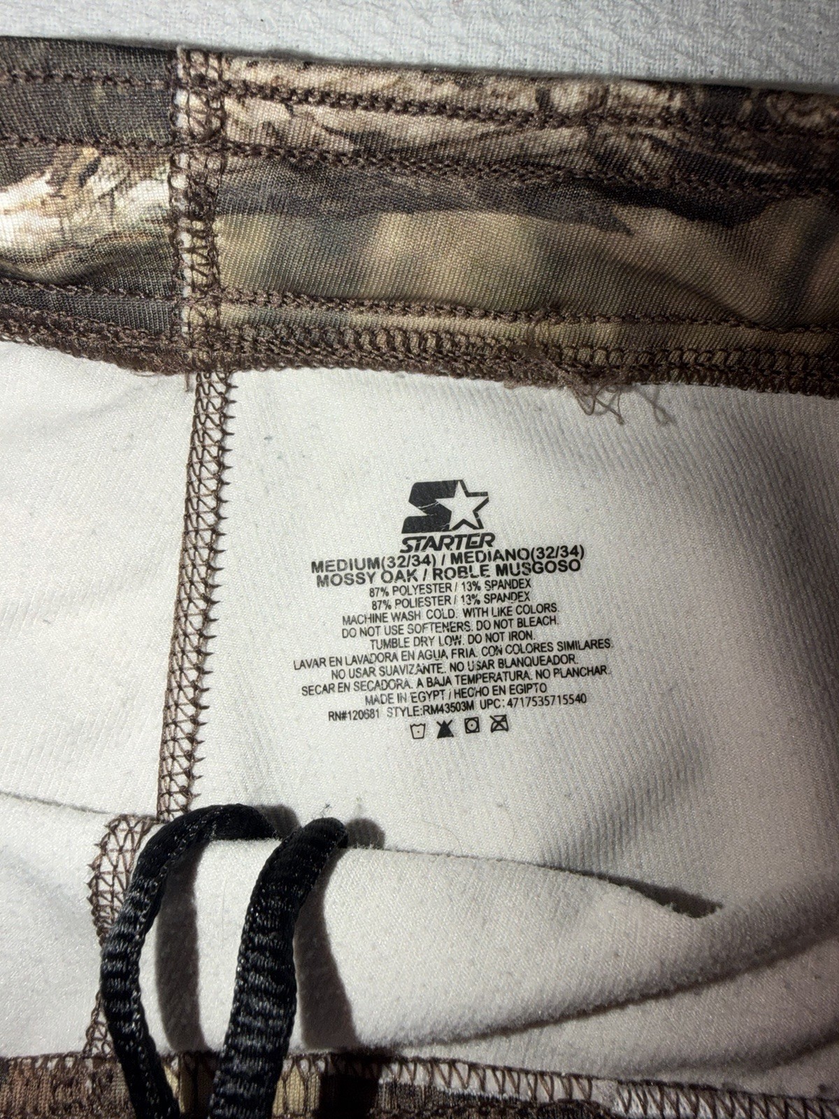 Starter Mossy Oak Break Up Infinity Camo Base Layer Medium Leggings gallery
