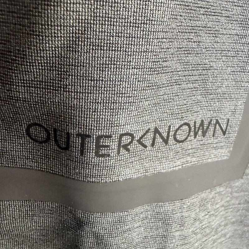 Outerknown Active Apex Grey Long Sleeve Shirt M Performance Pocket Athleisure gallery