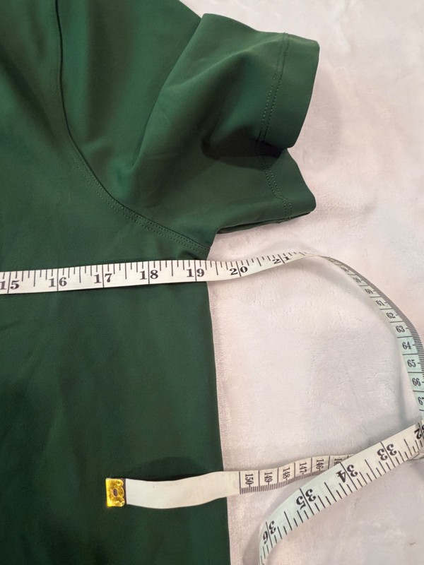 Lululemon Mens ShowZero SlimFit Polo Shirt Sz Medium Ivy Green IVYG gallery