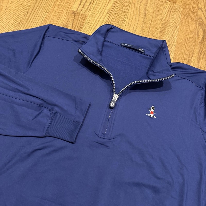 B Draddy Sankaty Head Golf 1/4 Zip Pullover Men’s XXL 2XL Performance Stretch gallery