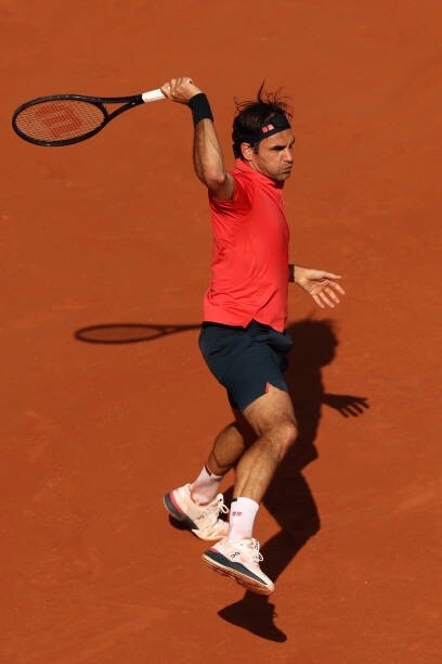 Roger Federer UNIQLO 2021 French Open Socks RF gallery