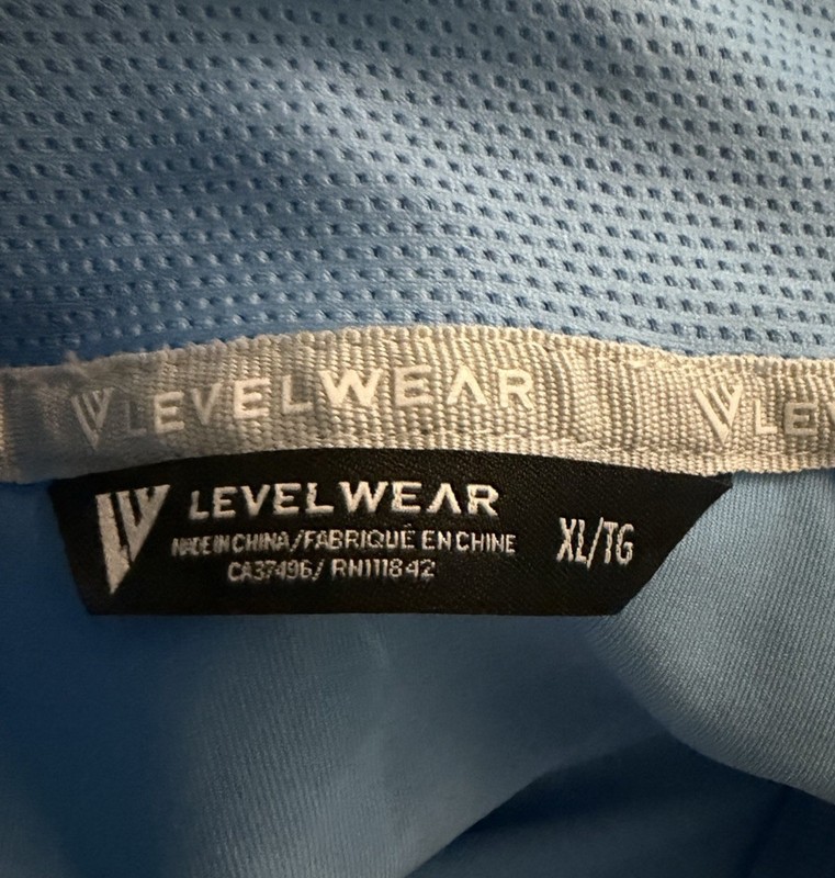 Levelwear Quarter Zip Pullover Men’s Size XL Old Tom Morris Invitational Blue gallery