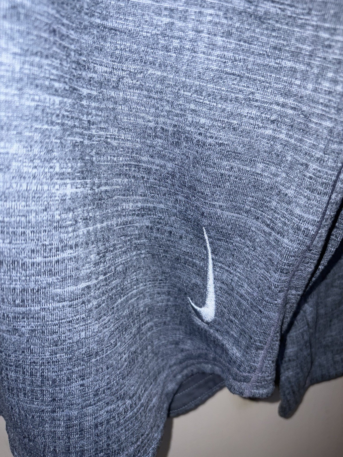 Nike Yoga Dri-Fit Long Sleeve Men’s Blue Shirt Thumb Holes Size Large gallery