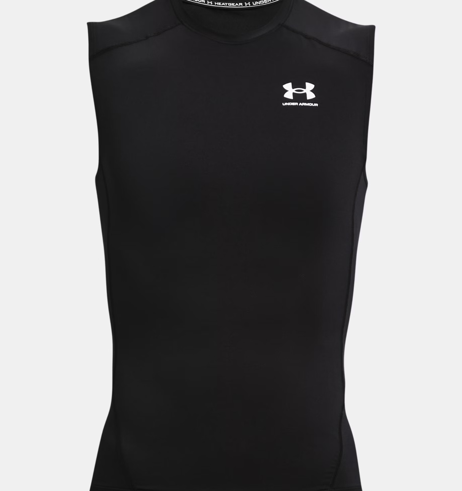 Under Armour HeatGear Compression Sleeveless Tank Men's 2XL Black 1361522 NWT gallery