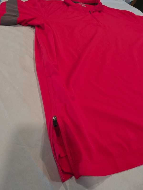 Mizuno Baseball / Golf 3x Mens Quarter Zip Light Weight Red Shirt gallery